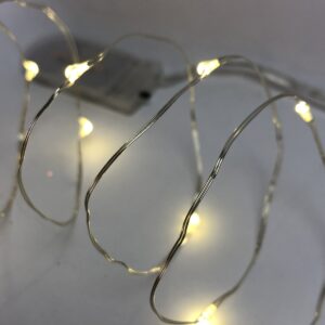 LED Lights on Wire x 2m / Warm White (pack of 4) -1