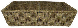 Small Rectangle Seagrass Tray - 35cmL x25cmW x 9cmH -1