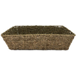 Medium Rectangle Seagrass Tray - 40cmL x 29cmW x 10cmH -1