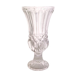 Small Glass Urn - Top 15cmD x Base 11cmD x 30cmH -1