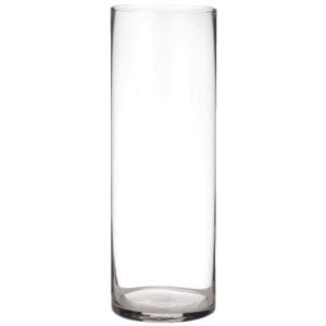 Classic Cylinder Glass Vase/ 10cmD x 30cmH -1
