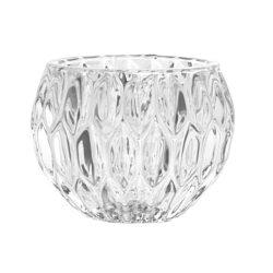 Glimmer Glass Candle Holder - 8cmD x 7cmH -1