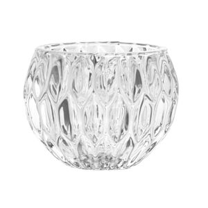 Glimmer Glass Candle Holder - 8cmD x 7cmH -1