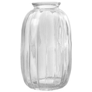 Nostalgia Glass Bottle Vase Top 3.5cmD x 8cmD x 12cmH