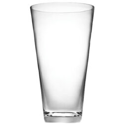 Flared Glass Vase - 12cmD x 25cmH -1