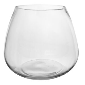 Glass Belly Vase / 15cmH -1