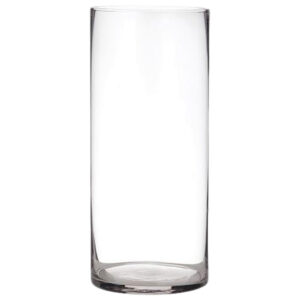 cylinder glass vase