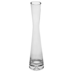 Glass Waisted Bud Vase / 24cm H -1