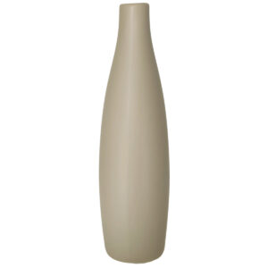 Florence Skittle Ceramic Bud Vase 2.5cmD x 25cmH / Taupe-1
