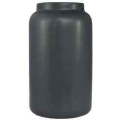 007-136GRY grey Sorrento cylinder ceramic vase