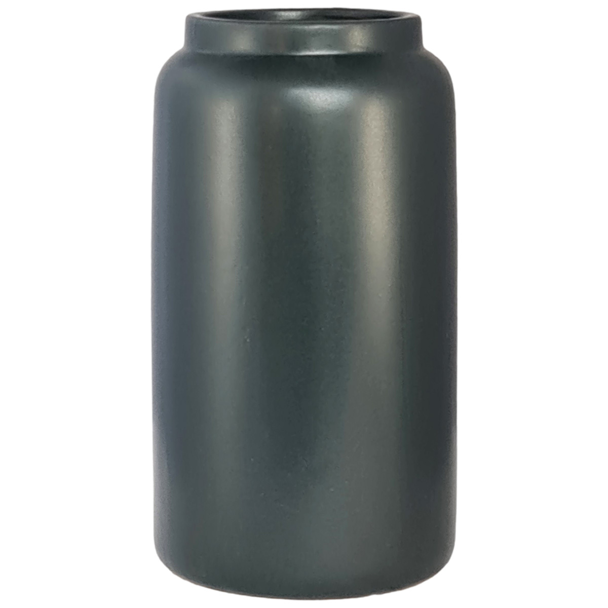 007-137GRY Grey Sorrento cylinder ceramic vase