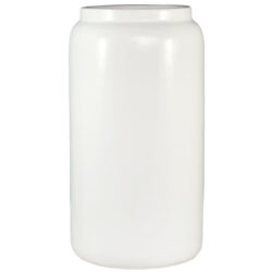 007-138WHT White Large cylinder ceramic vase