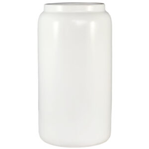 007-138WHT White Large cylinder ceramic vase