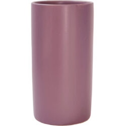 007-154LAV Ceramic Cylinder Vase in Matte Lavender