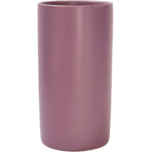 007-154LAV Ceramic Cylinder Vase in Matte Lavender