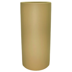 007-154NUD Verona Large Ceramic Cylinder Vase in Matte Nude