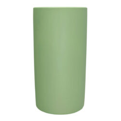 007-154SOG Verona Large Ceramic Cylinder Vase in Matte Soft Green