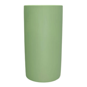 007-154SOG Verona Large Ceramic Cylinder Vase in Matte Soft Green