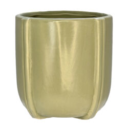 Positano Ceramic Pot 10.8cm green by Floral Craft