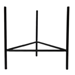 Lg Metal Stand - 15cmD x 15.5cmH / Black -1