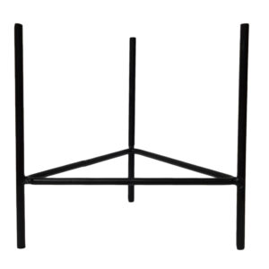 Lg Metal Stand - 15cmD x 15.5cmH / Black -1