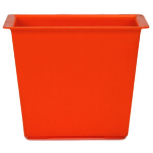Square Posy Box - 14 x 14 x 11cmH / Orange