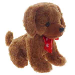 Pepe Plush Puppy Dog - 25cmH / Brown -1