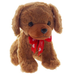 Pepe Plush Puppy Dog - 25cmH / Brown