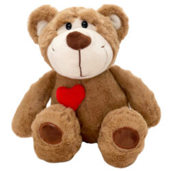 Baxter Plush Bear w/Pocket - 25cmH / Brown