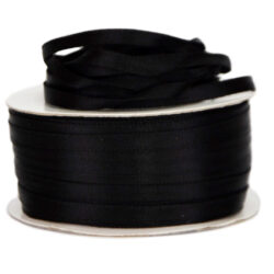Double Face Satin Ribbon - 3mm x 50mts / Black