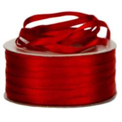 Double Face Satin Ribbon - 3mm x 50mts / Rouge (Red)