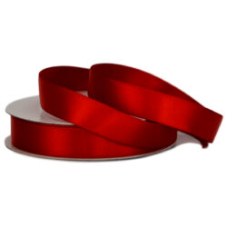 Double Face Satin Ribbon - 15mm x 25mts / Rouge (Red)