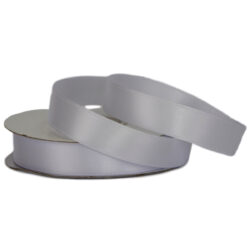 Double Face Satin Ribbon - 15mm x 25mts / White
