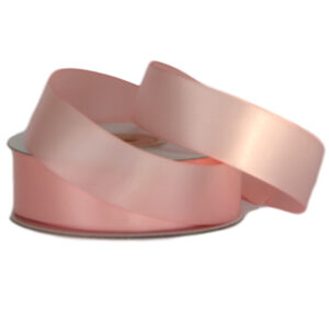 Double Face Satin Ribbon - 25mm x 25mts / Light Pink -1