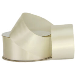 Double Face Satin Ribbon - 38mm x 25mts / Bridal White -1