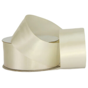 Double Face Satin Ribbon - 38mm x 25mts / Bridal White -1