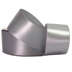 Double Face Satin Ribbon - 38mm x 25mts / Silver -1