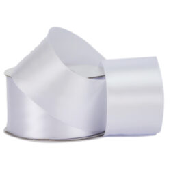 Double Face Satin Ribbon - 50mm x 25mts / White -1