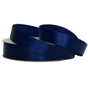 Single Face Satin Ribbon - 15mm x 25mts / Navy -1