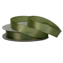 Single Face Satin Ribbon - 15mm x 25mts / Sage -1