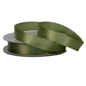 Single Face Satin Ribbon - 15mm x 25mts / Sage -1