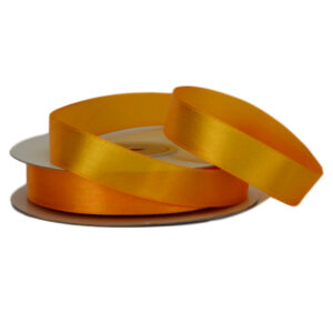 Single Face Satin Ribbon - 15mm x 25mts / Yellow -1