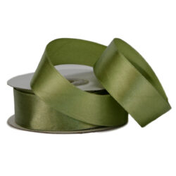 Single Face Satin Ribbon - 25mm x 25mts / Sage -1