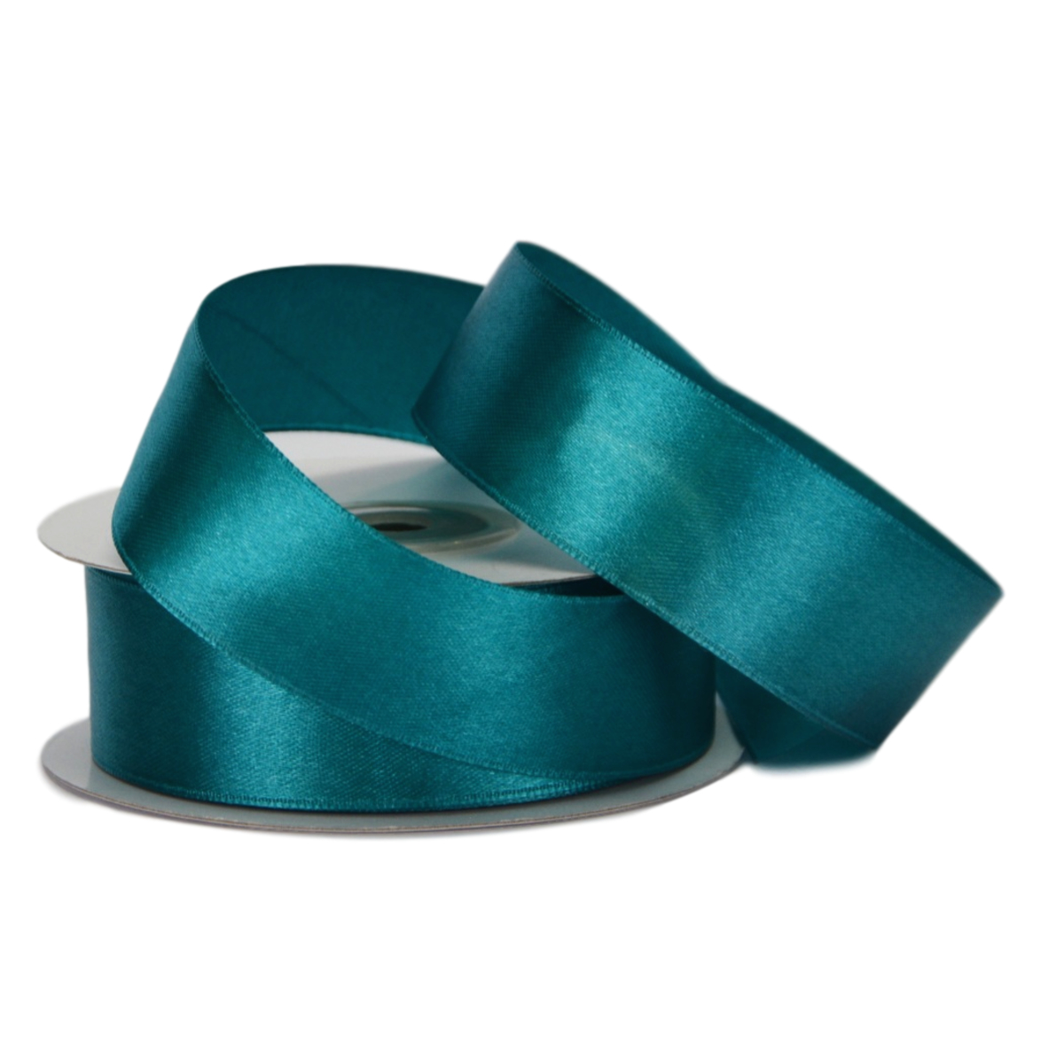 Single Face Satin Ribbon - 25mm x 25mts / Turquoise -1