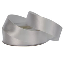 Single Face Satin Ribbon - 25mm x 25mts / White -1