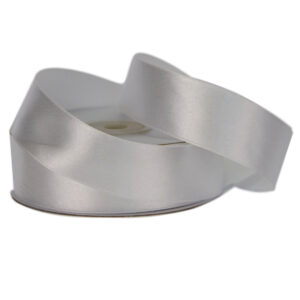 Single Face Satin Ribbon - 25mm x 25mts / White -1