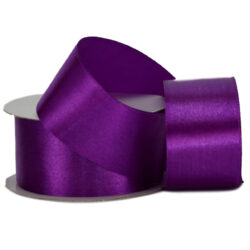 Single Face Satin Ribbon - 38mm x 25mts / Purple
