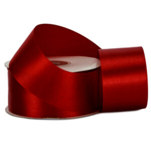 Single Face Satin Ribbon - 38mm x 25mts / Rouge (Red)