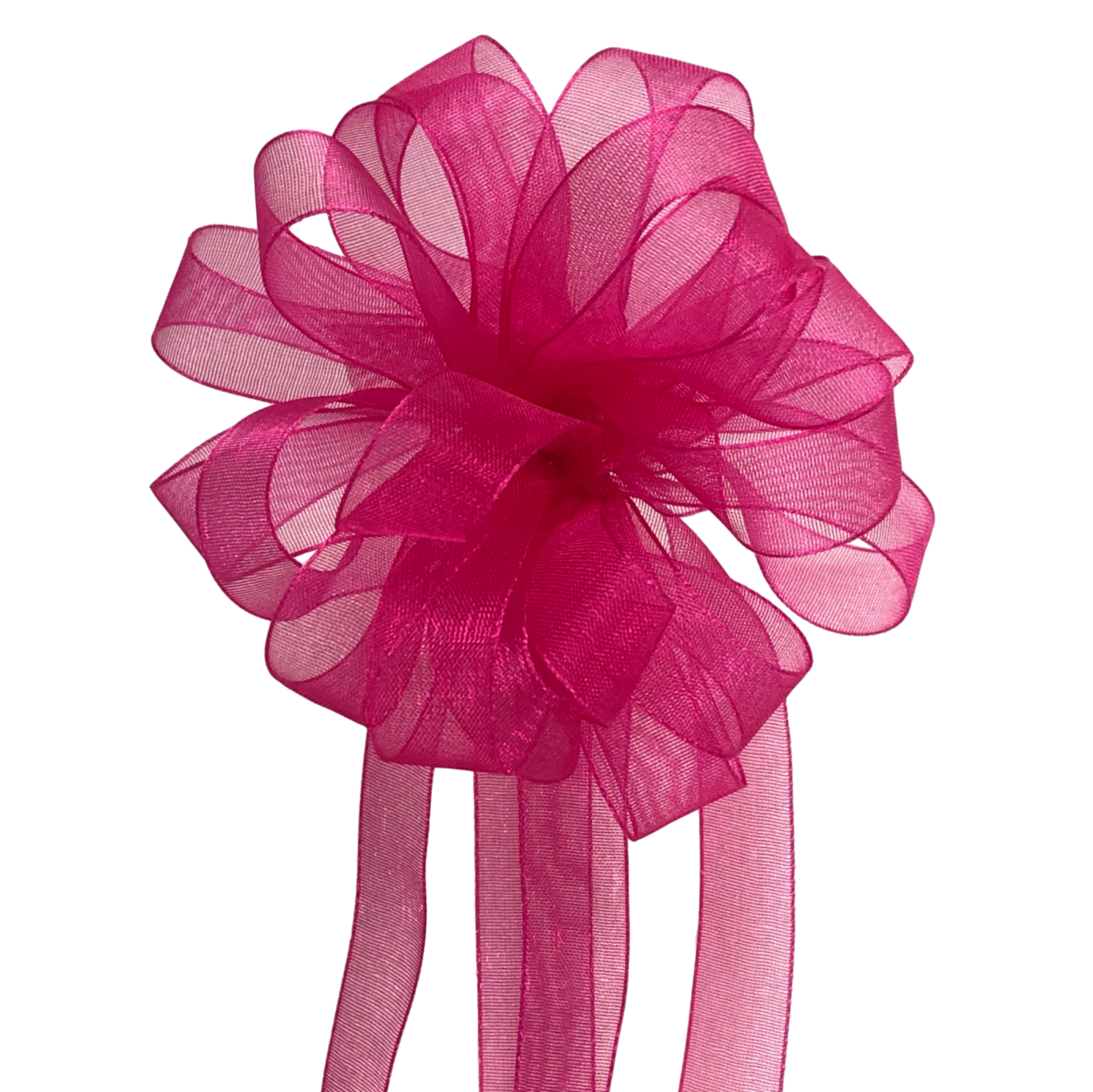 Woven Edge Organza Ribbon - 12mm x 50mts / Beauty (Magenta)