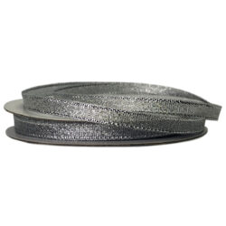Metallic Ribbon - 7mm x 25mtr / Silver